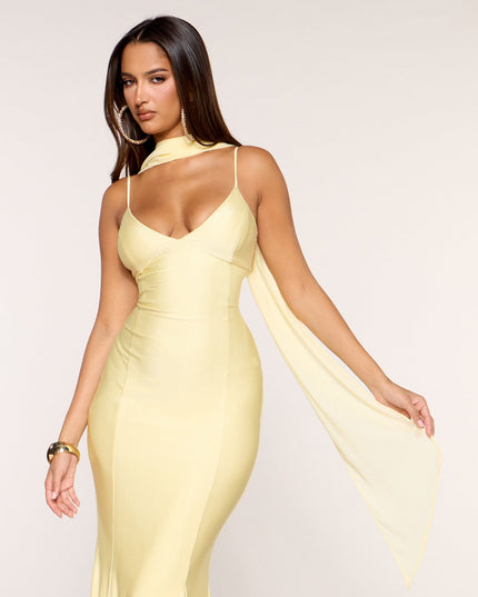 Auretta Chiffon Scarf Mermaid Formal Dress