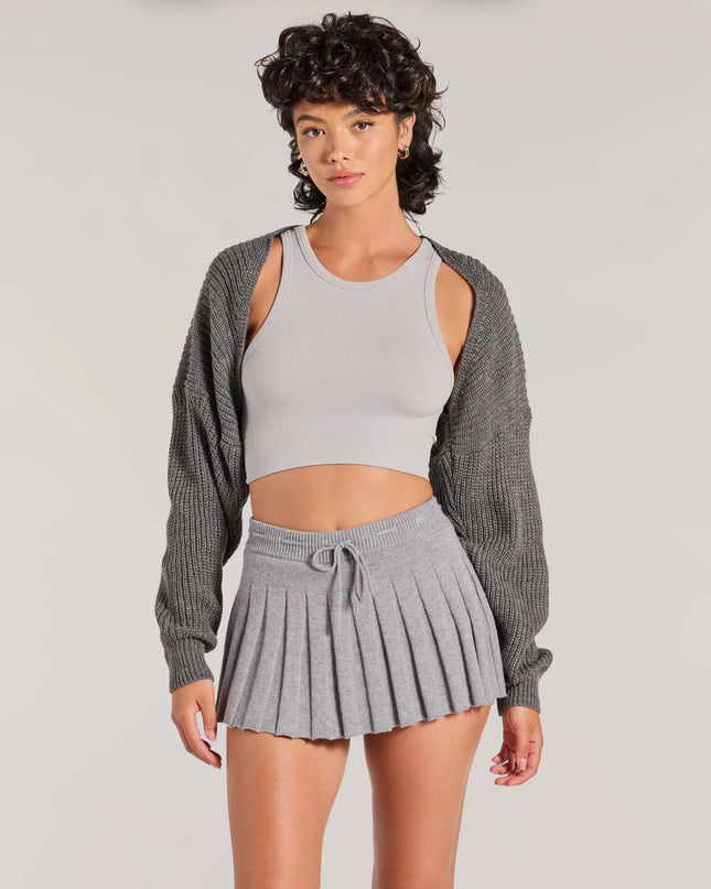 Sweet And Cozy Oversized Knit Sweater Bolero