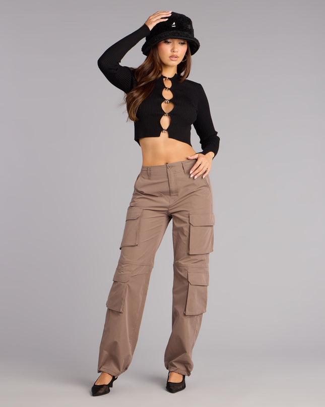 Out For The Day High-Rise Cargo Pants