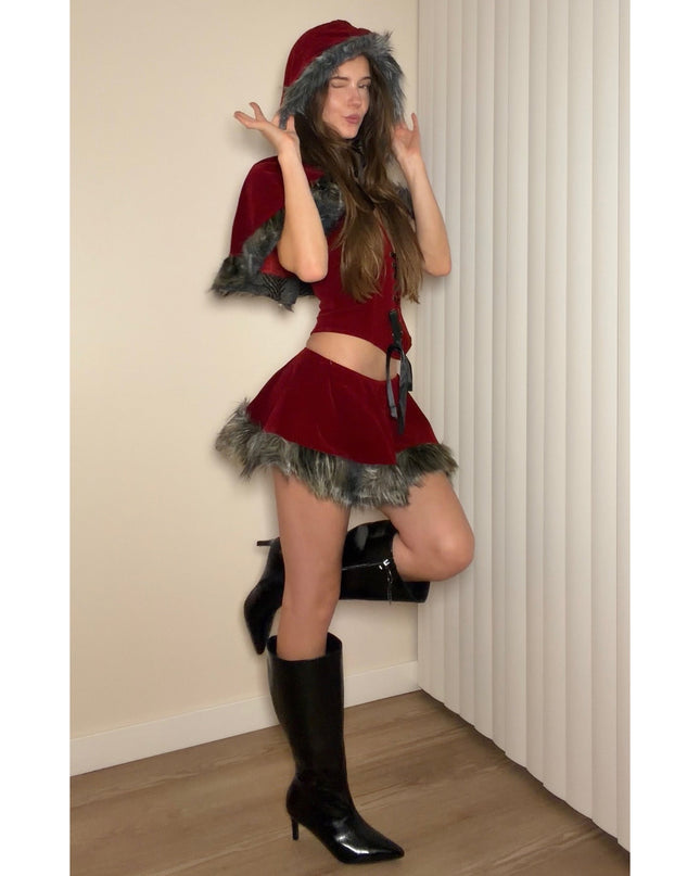 Little Red Mini Skort