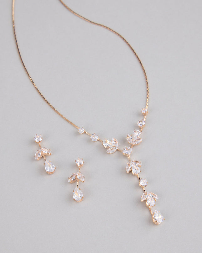 Garden Gala Cubic Zirconia Jewelry Set