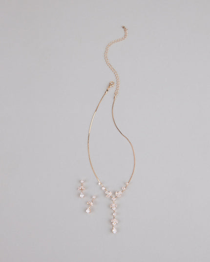 Garden Gala Cubic Zirconia Jewelry Set