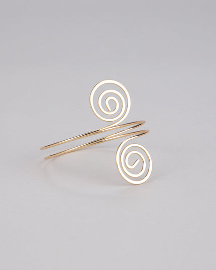 Wrapped Up Spiral Arm Cuff