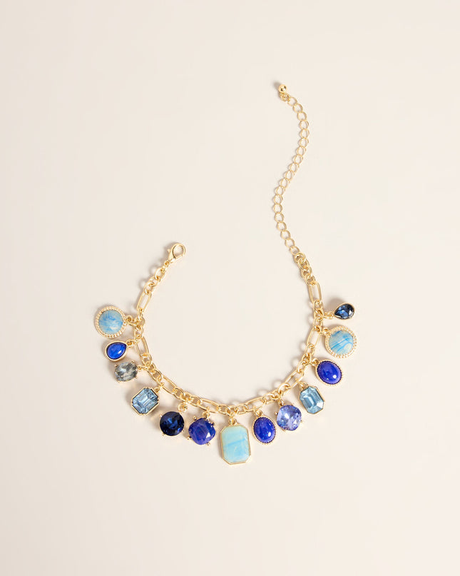 So Treasured Gemstone Charm Bracelet
