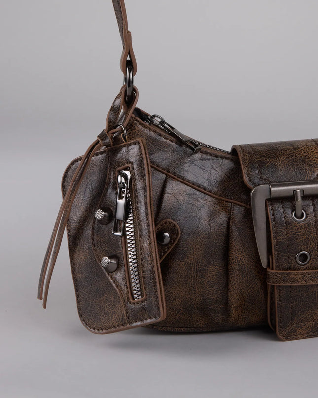 High Rating Buckle Strap Shoulder Bag