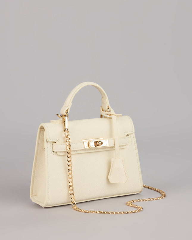Little Luxe Twist Lock Mini Satchel Bag