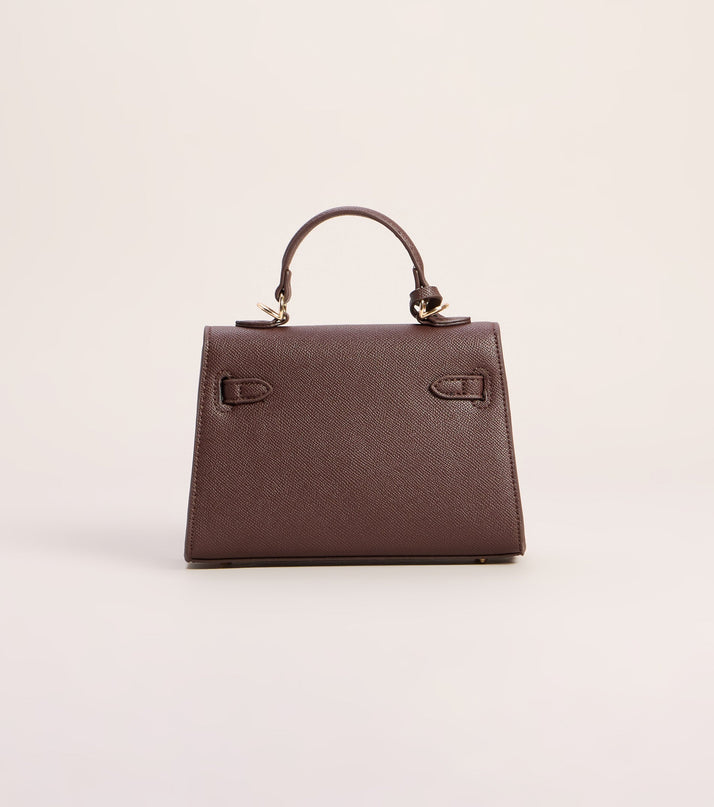 Little Luxe Twist Lock Mini Satchel Bag