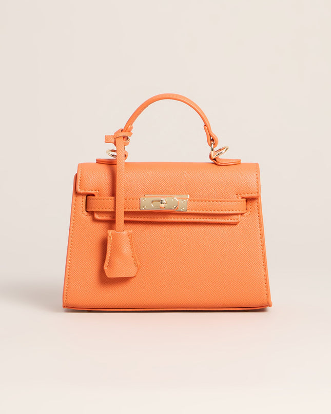 Little Luxe Twist Lock Mini Satchel Bag