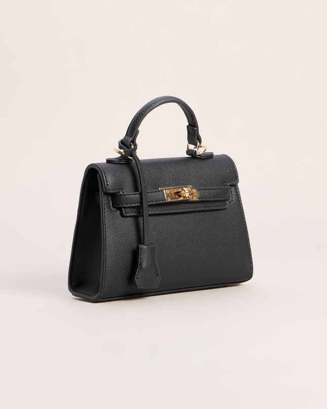 Little Luxe Twist Lock Mini Satchel Bag