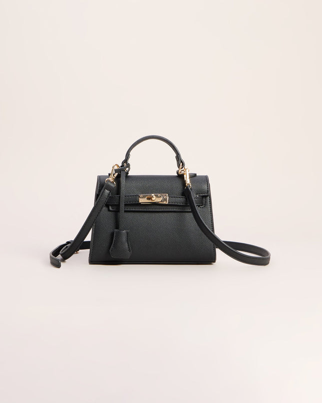 Little Luxe Twist Lock Mini Satchel Bag