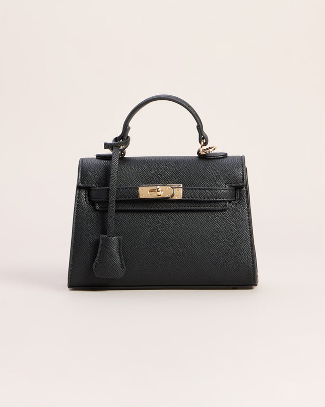 Little Luxe Twist Lock Mini Satchel Bag