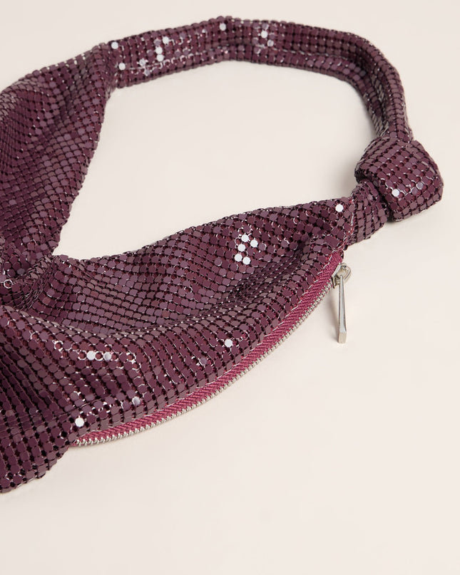Shimmer She Wrote Chainmail Mesh Bag