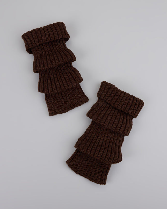 Stylish Layer Rib Knit Leg Warmers