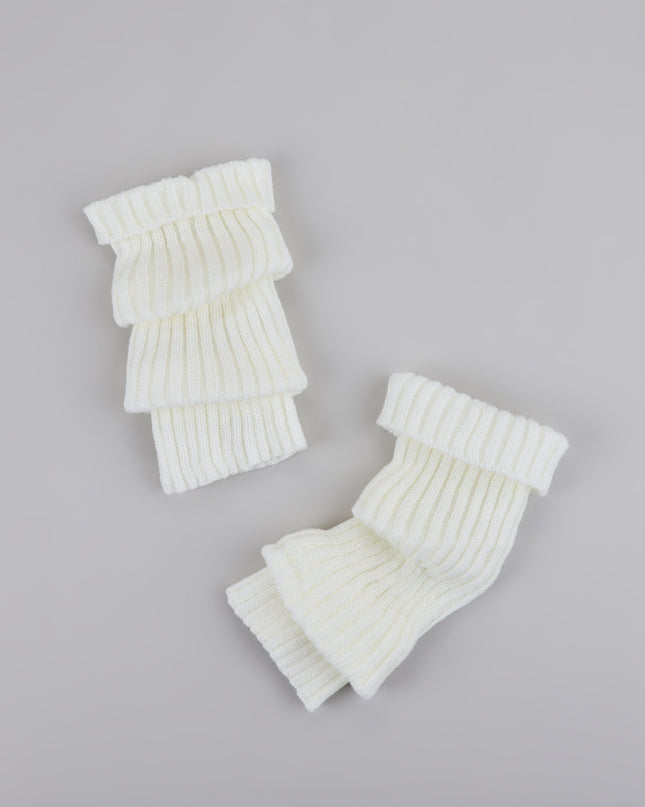 Stylish Layer Rib Knit Leg Warmers