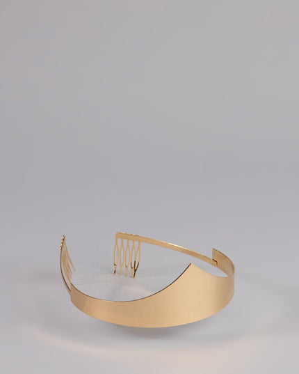 Lady Justice Metal Crown