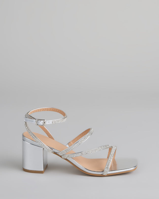 Made You Sparkle Rhinestone Block Heels