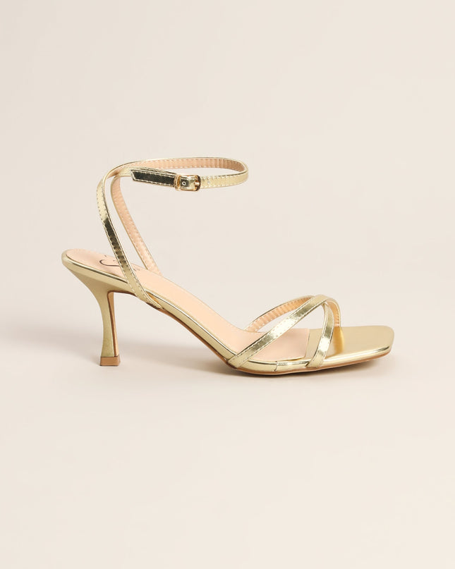 Plans Came Up Square Toe Kitten Heels