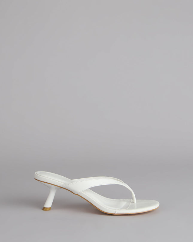 Exactly The Vibe Thong Kitten Heels