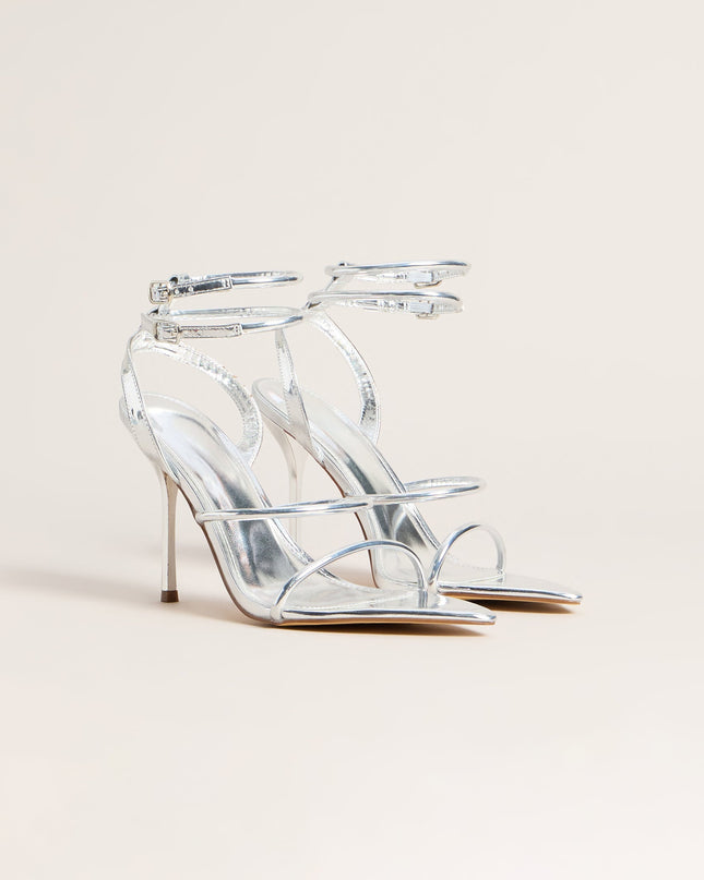 Double Take Multi-Strap Stiletto Heels